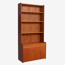 Load image into Gallery viewer, Midcentury Wall Mounted Teak Bookcase c.1970