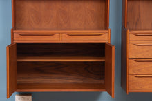 Load image into Gallery viewer, Midcentury Wall Mounted Teak Bookcase c.1970