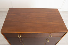 Load image into Gallery viewer, Midcentury Walnut Chest of Drawers by John & Sylvia Reid for stag c.1965