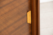 Load image into Gallery viewer, Midcentury Walnut Drinks Cabinet with Tambour Doors c.1965