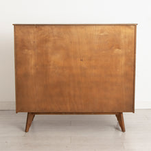 Load image into Gallery viewer, Midcentury Walnut Drinks Cabinet with Tambour Doors c.1965