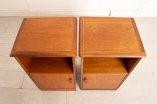 Load image into Gallery viewer, Pair of Midcentury Teak Bedside Cabinets c.1960