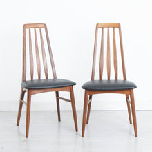 Load image into Gallery viewer, Set of 4 Danish 'Eva' Teak Dining Chairs by Niels Koefoed c.1960