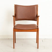 Load image into Gallery viewer, Set of 4 Danish Midcentury Armchairs in Teak by Johannes Andersen for Uldum Mobelfabrik c.1965, Newly Reupholstered