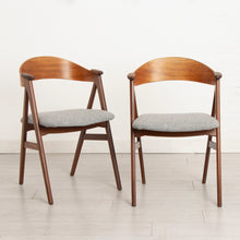 Load image into Gallery viewer, Set of 4 Danish Teak Dining Chairs by Kai Kristiansen c.1960