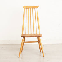 Load image into Gallery viewer, Set of 6 Midcentury Goldsmith Dining Chairs by Ercol, with Blue Labels