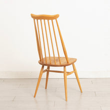 Load image into Gallery viewer, Set of 6 Midcentury Goldsmith Dining Chairs by Ercol, with Blue Labels
