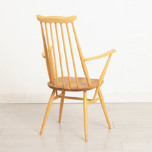 Load image into Gallery viewer, Set of 6 Midcentury Goldsmith Dining Chairs by Ercol, with Blue Labels