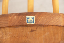 Load image into Gallery viewer, Set of 6 Midcentury Goldsmith Dining Chairs by Ercol, with Blue Labels