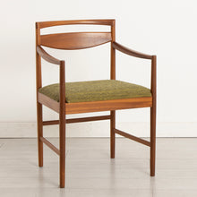 Load image into Gallery viewer, Set of Eight Teak Dining Chairs by McIntosh in Original Green Upholstery