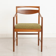 Load image into Gallery viewer, Set of Eight Teak Dining Chairs by McIntosh in Original Green Upholstery