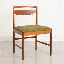 Load image into Gallery viewer, Set of Eight Teak Dining Chairs by McIntosh in Original Green Upholstery