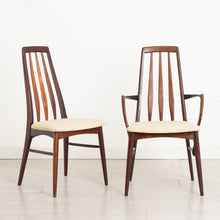 Load image into Gallery viewer, Set of Six Danish 'Eva' Rosewood Dining Chairs by Niels Koefoed c.1970s