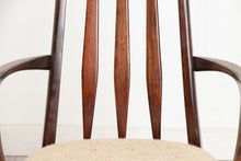 Load image into Gallery viewer, Set of Six Danish 'Eva' Rosewood Dining Chairs by Niels Koefoed c.1970s