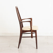 Load image into Gallery viewer, Set of Six Danish 'Eva' Rosewood Dining Chairs by Niels Koefoed c.1970s