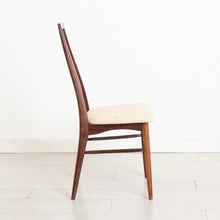 Load image into Gallery viewer, Set of Six Danish 'Eva' Rosewood Dining Chairs by Niels Koefoed c.1970s