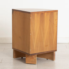 Load image into Gallery viewer, Small Midcentury Danish Corner Cabinet with Tambour Doors by Poul Hundevad c.1965