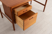 Load image into Gallery viewer, Swedish Midcentury Teak Desk by Seffle Möbelfabrik c.1960s