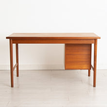 Load image into Gallery viewer, Swedish Midcentury Teak Desk by Seffle Möbelfabrik c.1960s