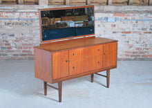 Load image into Gallery viewer, Mid Century teak dressing table by Homeworthy, England, circa 1960s.