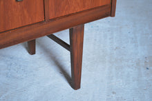 Load image into Gallery viewer, Mid Century teak dressing table by Homeworthy, England, circa 1960s.