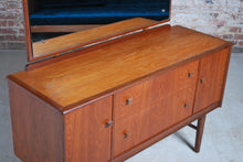 Load image into Gallery viewer, Mid Century teak dressing table by Homeworthy, England, circa 1960s.
