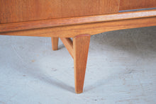 Load image into Gallery viewer, Danish Mid Century solid teak sideboard, circa 1960s.