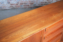 Load image into Gallery viewer, Danish Mid Century solid teak sideboard, circa 1960s.