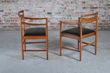 Load image into Gallery viewer, Set of 6 British McIntosh Mid Century teak dining chairs, circa 1960s
