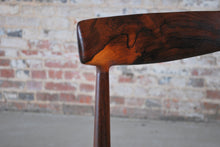Load image into Gallery viewer, Danish Mid Century rosewood dining chair with original leather upholstery, circa 1960s.