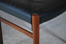 Load image into Gallery viewer, Danish Mid Century rosewood dining chair with original leather upholstery, circa 1960s.