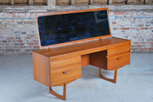 Load image into Gallery viewer, Mid Century teak dressing table by William Lawrence, Nottingham, England, circa 1960s.
