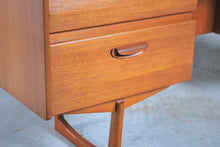 Load image into Gallery viewer, Mid Century teak dressing table by William Lawrence, Nottingham, England, circa 1960s.