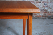 Load image into Gallery viewer, Danish Mid Century extending teak dining table by Fritz Hansen, circa 1960s