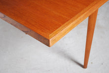Load image into Gallery viewer, Danish Mid Century extending teak dining table by Fritz Hansen, circa 1960s