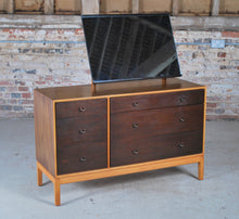 Load image into Gallery viewer, British Mid Century walnut dresser / chest of drawers by John and Sylvia Reid for Stag, circa 1960s.