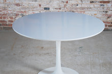 Load image into Gallery viewer, Mid Century Arkana tulip dining table and 4 chairs by Maurice Burke, circa 1960s.