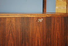 Load image into Gallery viewer, Danish Mid Century PS System rosewood modular wall system designed by Peter Sorensen, circa 1960s.