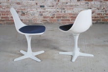 Load image into Gallery viewer, Mid Century Arkana tulip dining table and 4 chairs by Maurice Burke, circa 1960s.