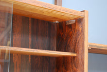Load image into Gallery viewer, Danish Mid Century PS System rosewood modular wall system designed by Peter Sorensen, circa 1960s.