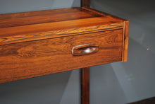 Load image into Gallery viewer, Danish Mid Century PS System rosewood modular wall system designed by Peter Sorensen, circa 1960s.