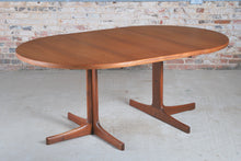 Load image into Gallery viewer, Swedish Mid Century extending solid teak dining table by Karl Erik Ekselius for J.O. Carlson, circa 1960s
