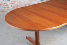 Load image into Gallery viewer, Swedish Mid Century extending solid teak dining table by Karl Erik Ekselius for J.O. Carlson, circa 1960s