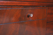 Load image into Gallery viewer, Mid Century teak and mahogany long sideboard with brass handles by Greaves&Thomas, stamped 1966.