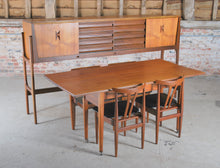 Load image into Gallery viewer, Mid Century Dining suite by Elliots of Newbury, England, circa 1960s