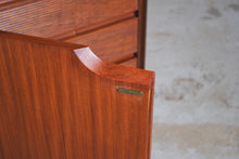 Load image into Gallery viewer, Mid Century solid afromosia sideboard designed by Richard Hornby for Heal's, circa 1960s.