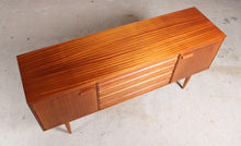 Load image into Gallery viewer, Mid Century mahogany and rosewood sideboard by White & Newton, Portsmouth, circa 1950s.