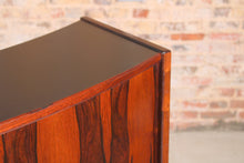 Load image into Gallery viewer, Danish Mid Century rosewood bar by Erik Buch for Dyrlund, circa 1960s.