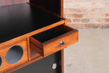 Load image into Gallery viewer, Danish Mid Century rosewood bar by Erik Buch for Dyrlund, circa 1960s.