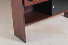 Load image into Gallery viewer, Danish Mid Century rosewood bar by Erik Buch for Dyrlund, circa 1960s.